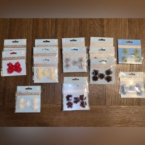 NEW 15 x 5 Mini Chiffon Flower Embellishments Decor Party Wedding Favor 8 colors